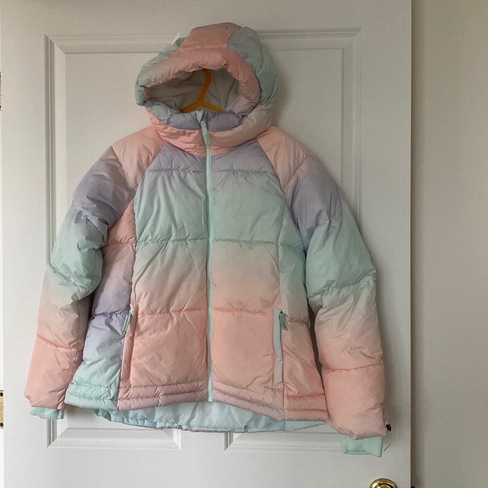 Girls All In Motion Short Puffer Coat Jacket